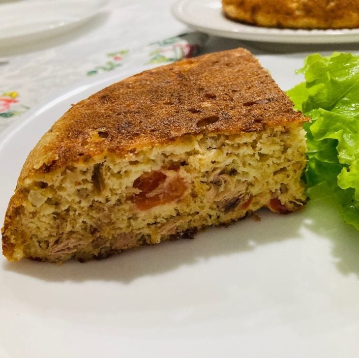 Torta de atum de frigideira