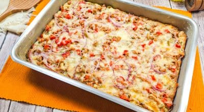 Torta de atum de liquidificador fofinha