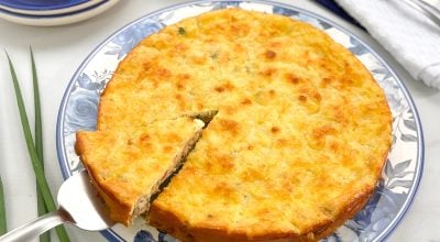 Torta de atum low carb