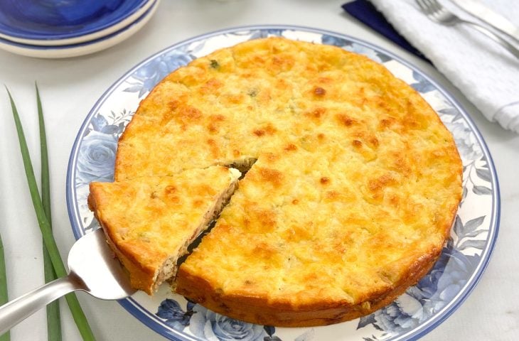 Torta de atum low carb