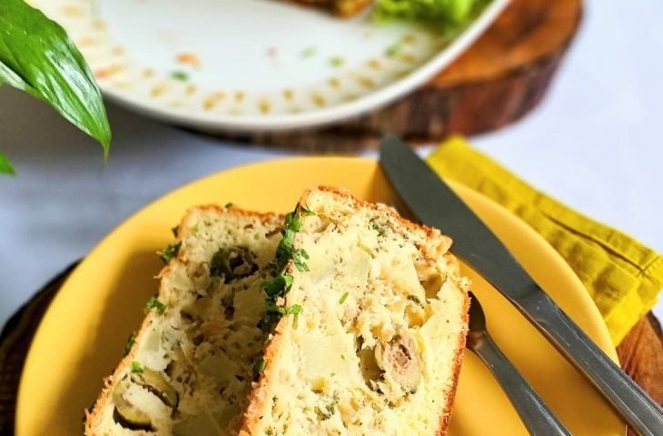 Torta de bacalhau de liquidificador