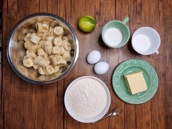 Torta de banana - Passo a Passo