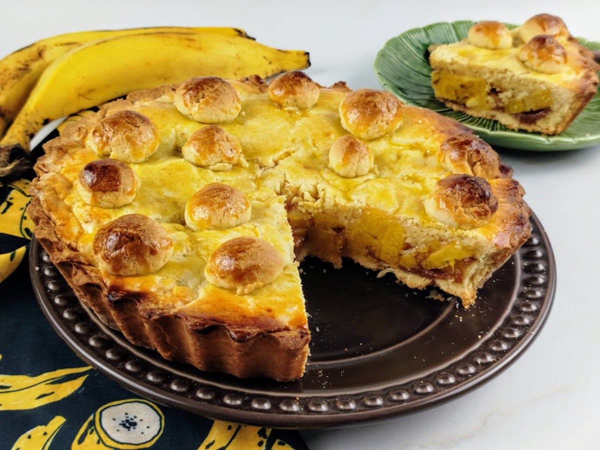 Torta de banana-da-terra
