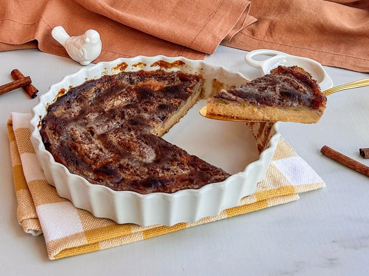Torta de banana simples