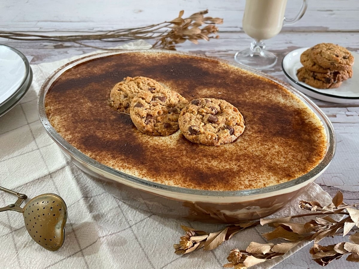Torta de brigadeiro e cookies