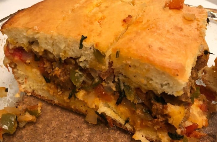 Torta de cachorro-quente vegetariana