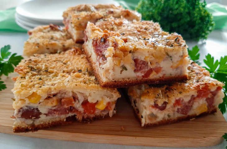 Torta de calabresa