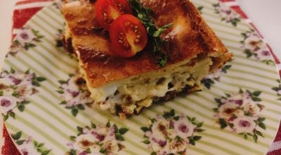 Torta de carne desfiada fácil