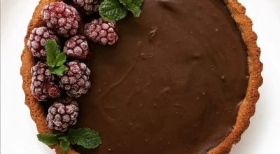 Torta de chocolate amargo