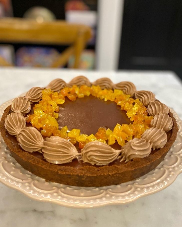 Torta de Chocolate com Damasco