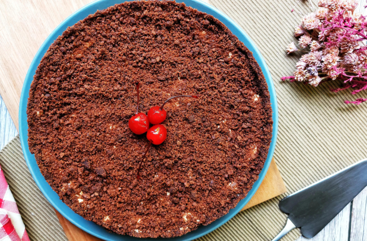 Torta de chocolate com doce de leite
