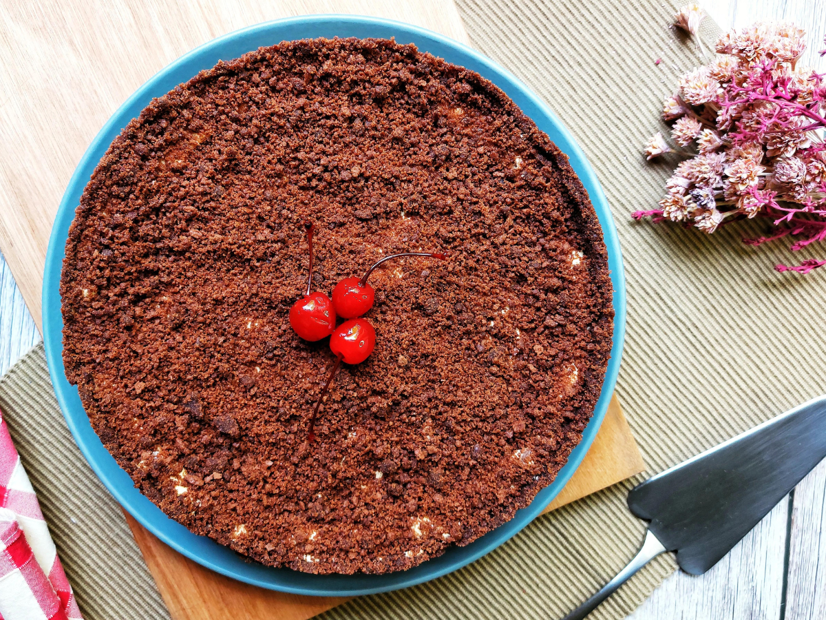 Torta de chocolate com doce de leite