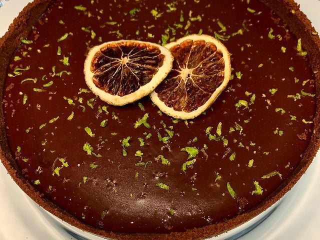 Torta de chocolate com laranja