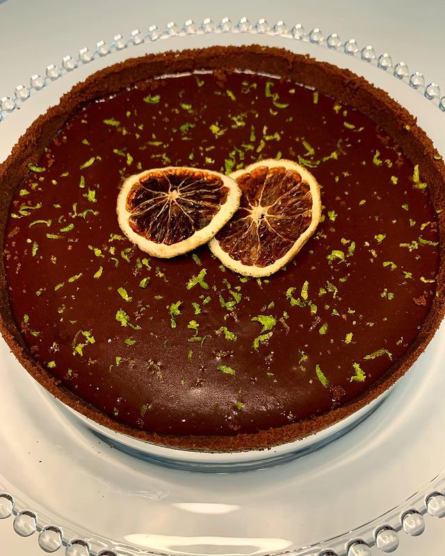Torta de chocolate com laranja