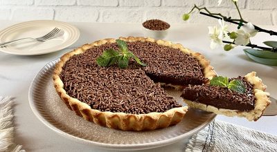 Torta de chocolate simples