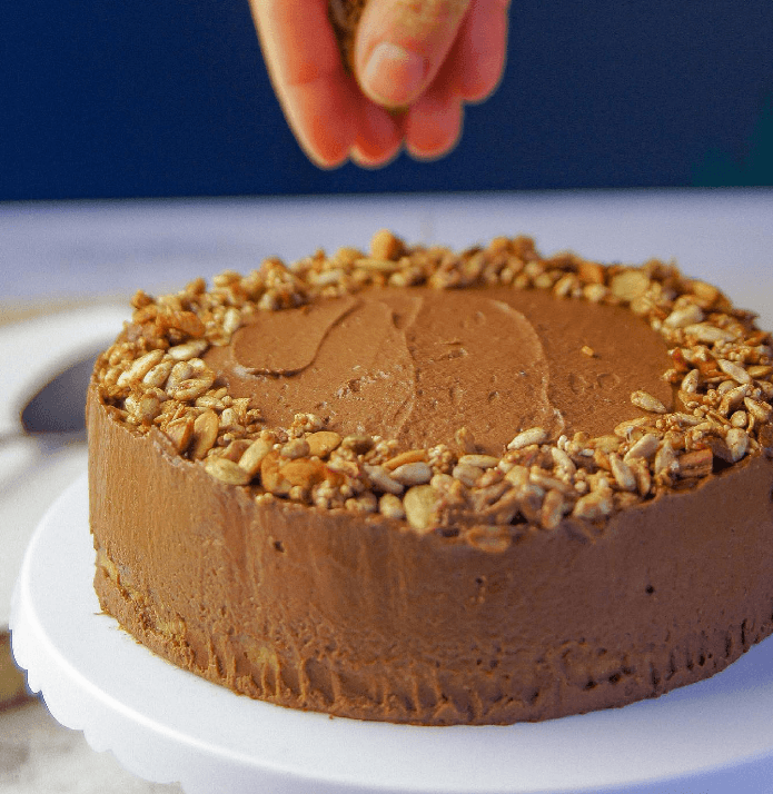 Torta de chocolate vegana