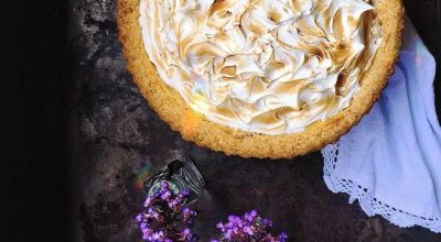 Torta de coco com nozes