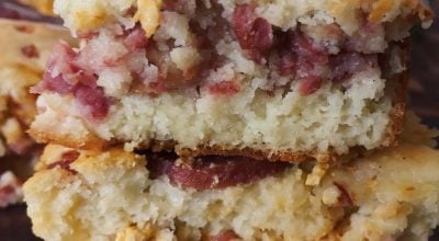 Torta de frango com calabresa