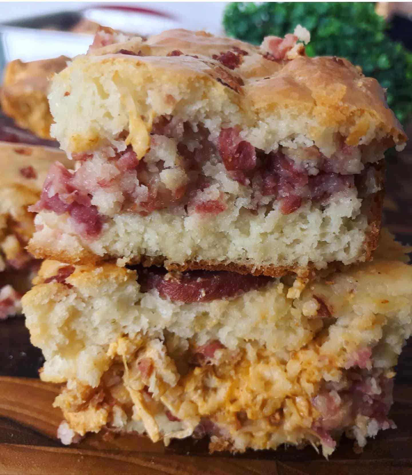 Torta de frango com calabresa