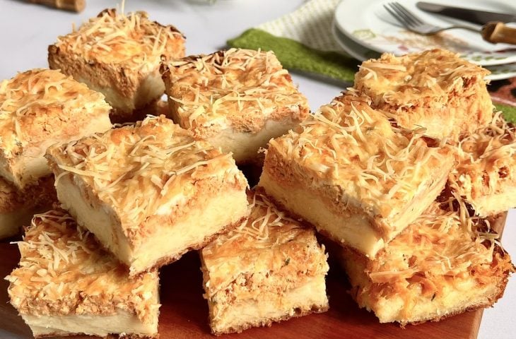 Torta de frango com creme de leite
