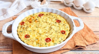 Torta de frango cremosa simples