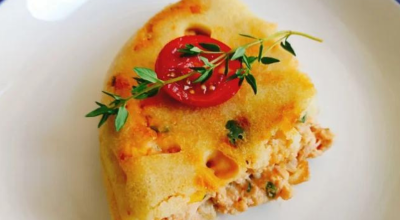 Torta de frango de frigideira rápida