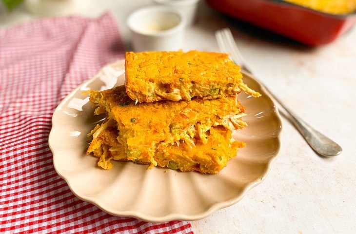 Torta de frango de liquidificador fácil