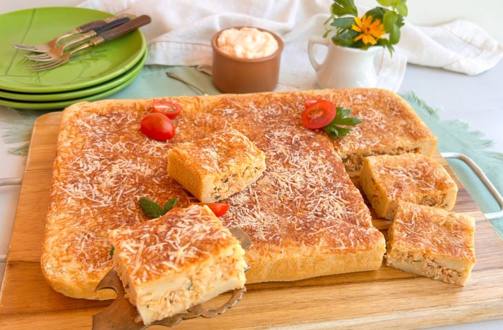 Torta de frango simples