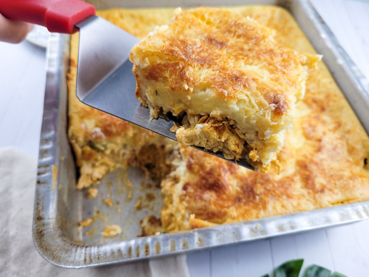 Torta de frango supercremosa