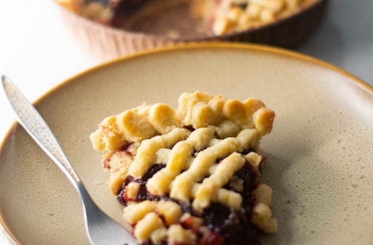 Torta de frutas vermelhas