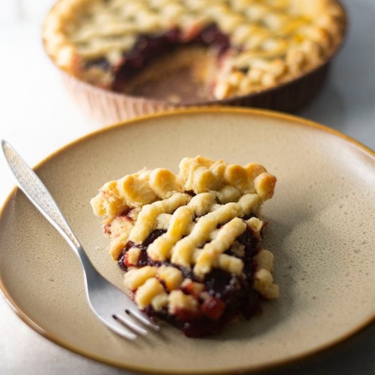 Torta de frutas vermelhas