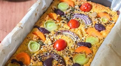Torta de grão-de-bico