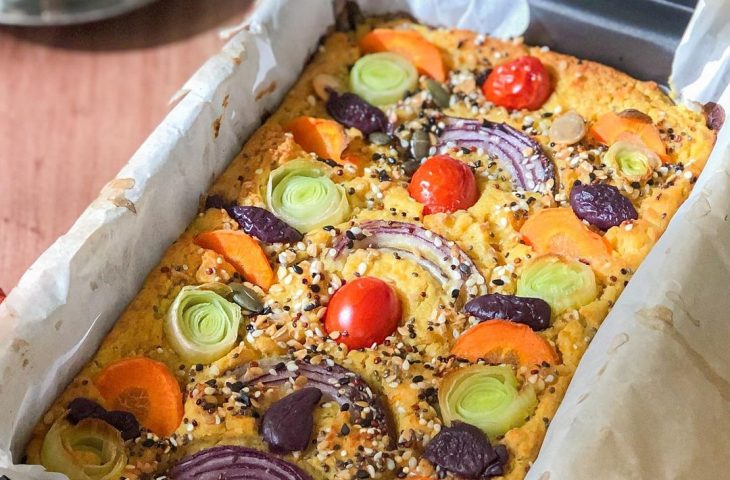 Torta de grão-de-bico
