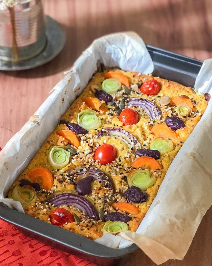 Torta de grão-de-bico