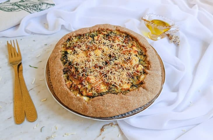 Torta de legumes fit