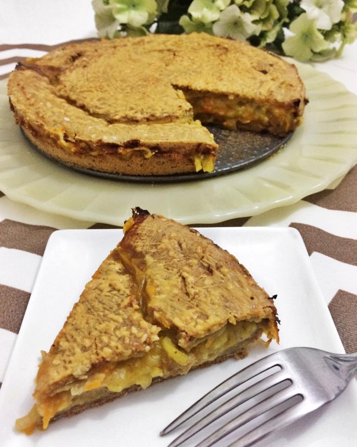 Torta de legumes sem glúten