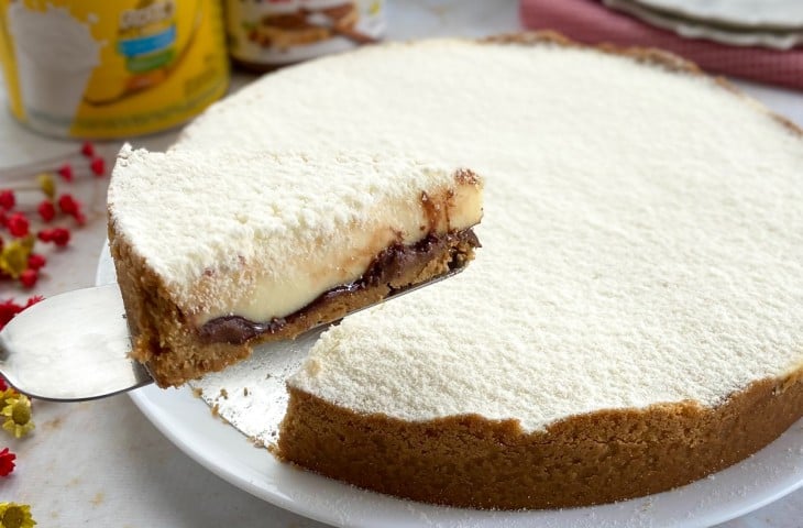 Torta de leite Ninho com Nutella