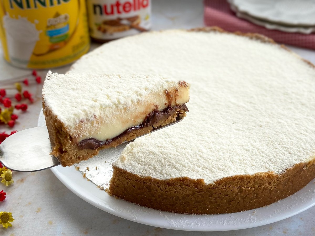 Torta de leite Ninho com Nutella