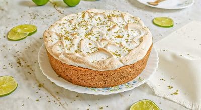 Torta de limão com bolacha de maizena
