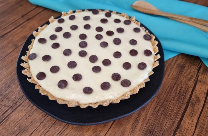 Torta de limão com chocolate muito fácil