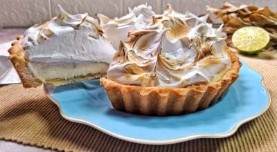 Torta de limão com farinha de trigo