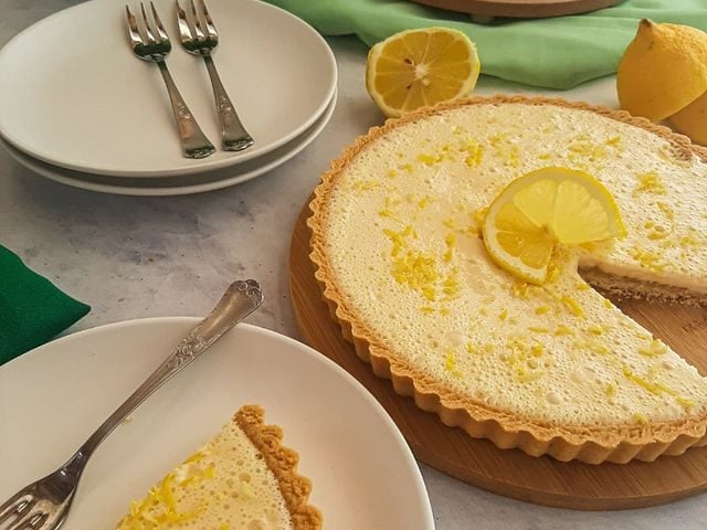 Torta de limão-siciliano simples