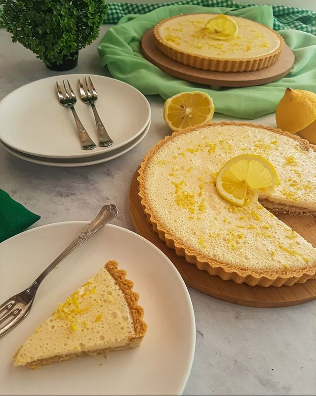 Torta de limão-siciliano simples