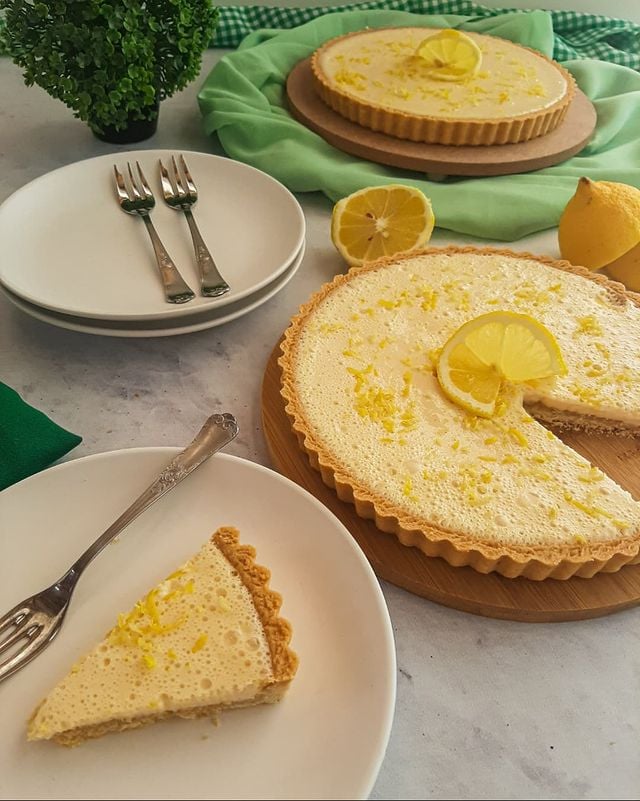 Torta de limão-siciliano simples