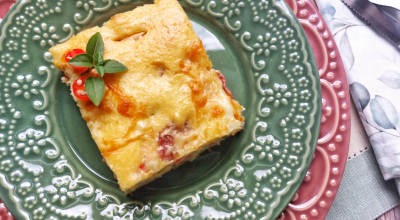 Torta de liquidificador caipira