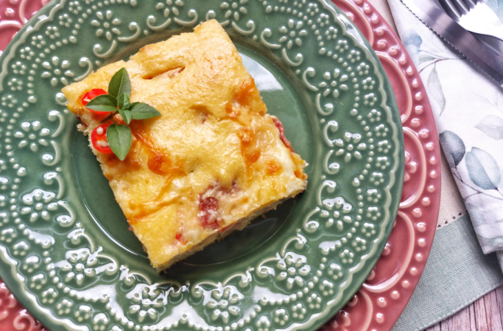 Torta de liquidificador caipira