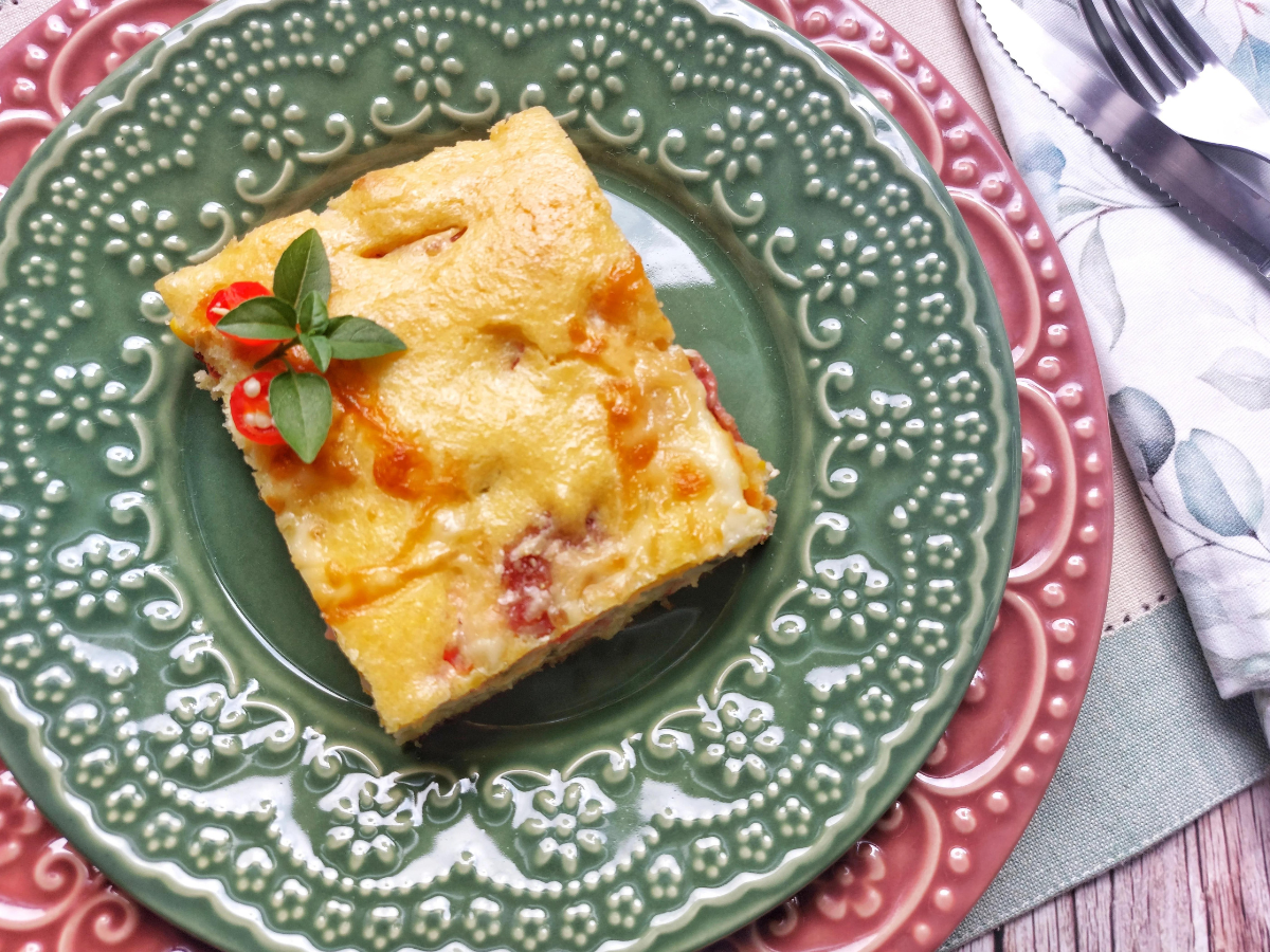 Torta de liquidificador caipira