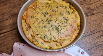 Torta de liquidificador vegana fácil