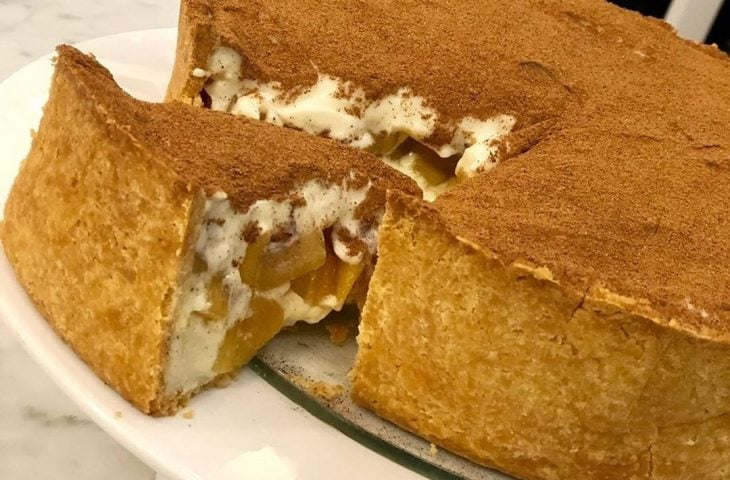 Torta de maçã com canela