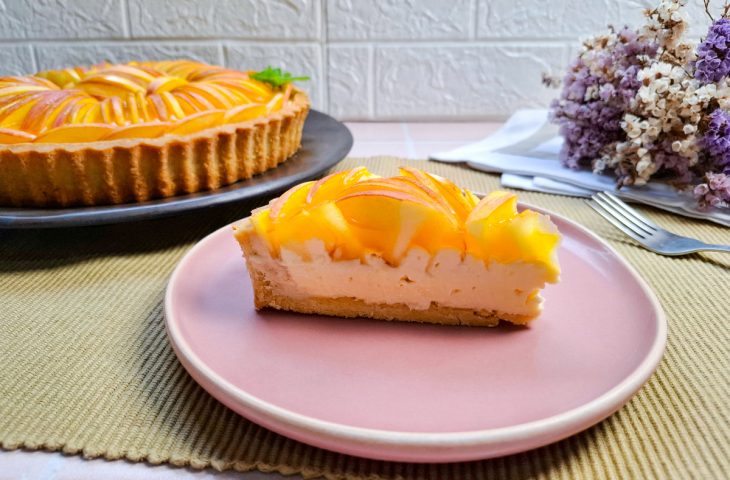 Torta de maçã com creme